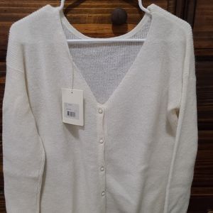 BNWT Sézane Barry Sweater Ecru